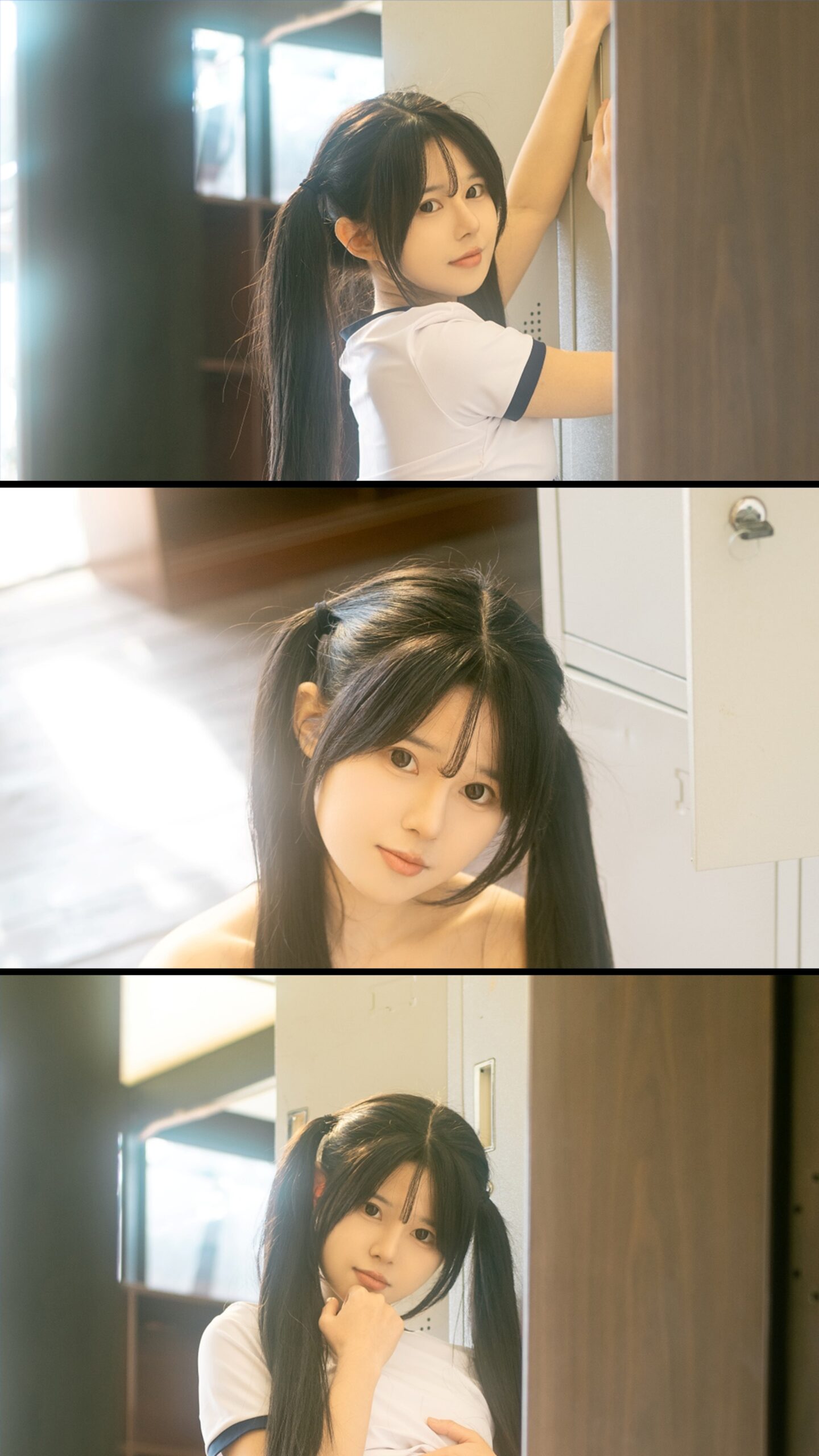 rua阮阮 – NO.001 春の更衣室-体操服 [47P-469M]